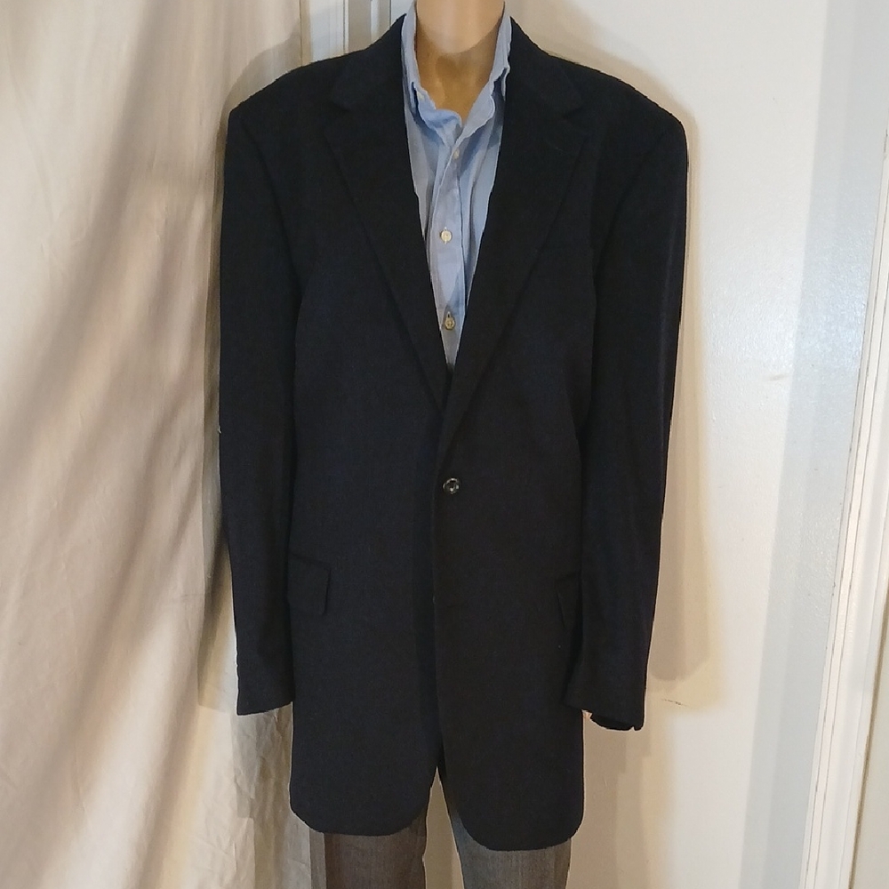 NWOT JOS.A.BANKS Navy Blue 100% Cashmere Blazer